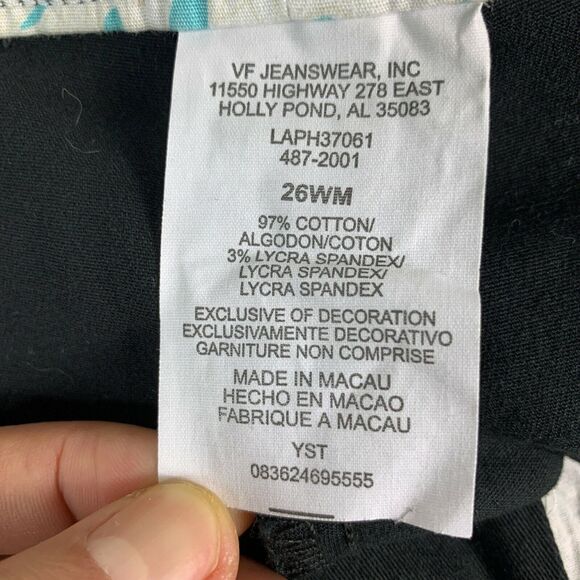 Lee Womens Regular Fit Chino Walk Short Black Size 26 WM Button Back Pockets - Picture 7 of 8